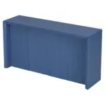 Acacia Wood Veneer Simple Entryway Table with Wavy Design,Suitable for Study,Entryway, Hallway, Living Room, Foyer