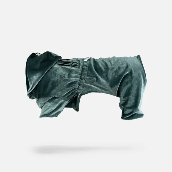 Coco Velour Dog Pajamas Ultra-Soft & Cozy PJs in Teal