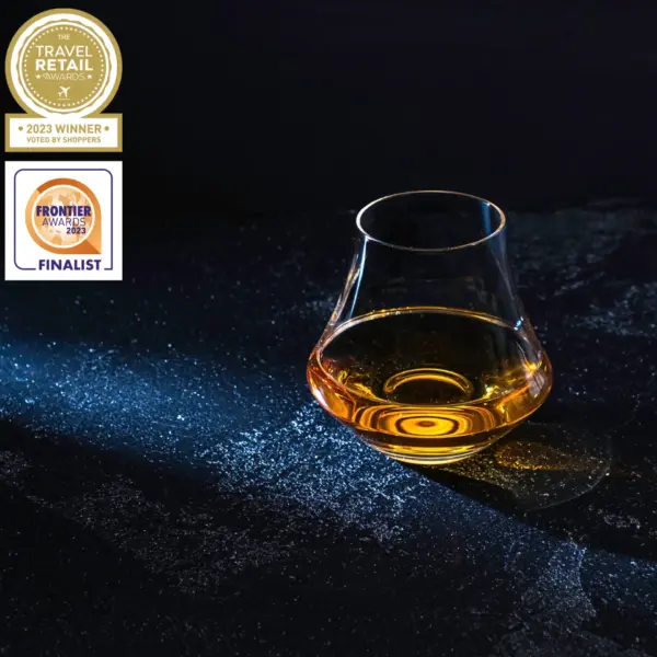 Whiskey Stones & Crystal Nosing Tasting Glass Gift Set