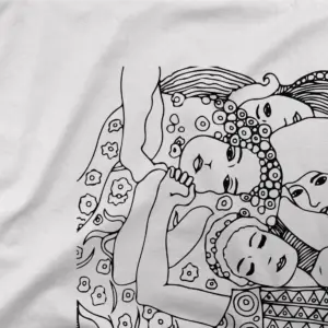 Gustav Klimt The Virgin (Maiden) 1913 Sketch T-Shirt