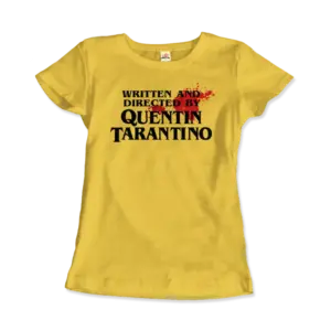Written and Directed by Quentin Tarantino (Bloodstained) T-Shirt