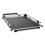 VEVOR Sliding Truck Bed Organizer, 63 x 47-Inch Heavy Duty Truck Bed Storage Drawer with 1000 lbs Capacity, Features 6 Movable Rings for Securing, 2-Postion Slide out Tray for Pickup Trucks, Black