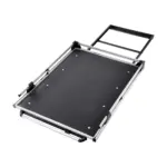 VEVOR Sliding Truck Bed Organizer, 58 x 41-Inch Heavy Duty Truck Bed Storage Drawer with 1000 lbs Capacity, Features 6 Movable Rings for Securing, 2-Postion Slide out Tray for Pickup Trucks, Black