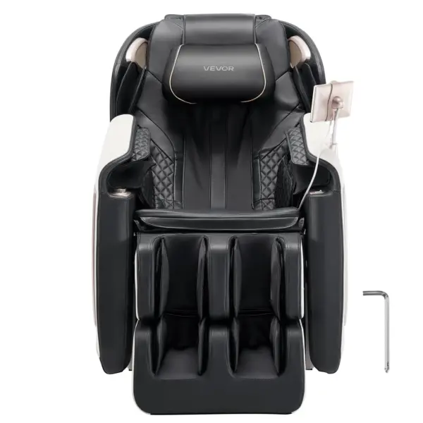 VEVOR Full Body Massage Chair, 3D Zero Gravity Recliner with SL Track, 18 Auto Modes, Heat, Foot Rollers, Armrest Control, LCD Display, 36 Airbags, Retractable Footrest
