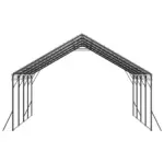 VEVOR Heavy Duty Metal Carport, 20 x 20 ft Outdoor Carport with Sturdy Frame & Roof, Car Garage Shade with Removable Sidewalls, Multi-Use Car Shelter for Pickup, Boat, Trucks & Tractors