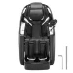 VEVOR Dual-Core 4D+3D Full Body Massage Chair, with Extended SL Track, Deep Yoga Stretch, Electric Extendable Footrest, TFT, AI Voice Control, Heat, Airbags, Armrest Controls, Wheels