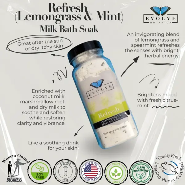 Milk Bath - Refresh (Lemongrass & Mint)