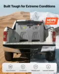 VEVOR Portable Diesel Tank, Separated 106 Gal Diesel & 8 Gal DEF Storage Tank, Leakproof Fuel Transfer Tanks with Pump & 13 Ft Hose, 10 GPM Flow Rate, Gas Storage Tanks for Easy Fuel Transportation