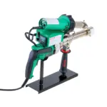 VEVOR Handheld Plastic Welding Extruder, 800W Hitachi Motor Extrusion Welding Gun - 0.79 in Weld Width & 360 Nozzle, Dual Heating System PP PE PVC HDPE Extrusion Welder for Membrane Pipe Plate
