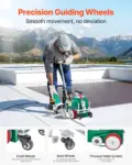 VEVOR Roofing Hot Air Welder, 3400W 220V High Power Plastic PVC TPO Welding Machine - 1.57in Welding Width, 0.04-0.08 in Thickness, 68 -1202 Heat Roofing Welding Tool, for Waterproofing Advertising