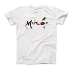 Joan Miro Colorful Signature Artwork T-Shirt