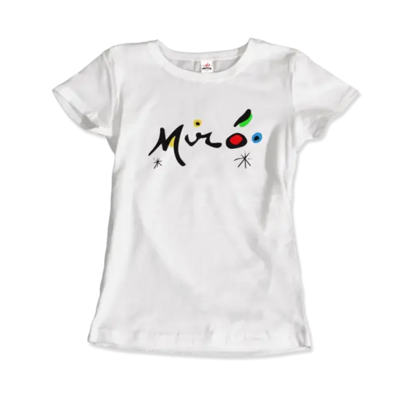 Joan Miro Colorful Signature Artwork T-Shirt