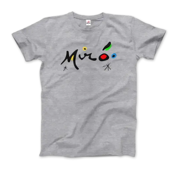 Joan Miro Colorful Signature Artwork T-Shirt