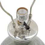 D15x23' Glass Table Lamp Bottel Shape