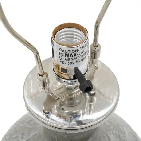 D15x23' Glass Table Lamp Bottel Shape