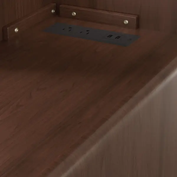 End Table with Drawers, Corner Table with Open Shelves, Tall Side Table for Bedroom and Corner(Expect Arrival Date 2025/4/16)