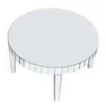 Dazzling Sliver Round Coffee Table with Starburst Mirror Mosaic Design, Glass Top for Living Room, Luxury Sofa Center Table, Modern Home Decor (31.5'' W * 31.5'' D * 18''H)
