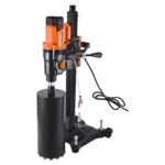 VEVOR Diamond Core Drilling Machine, 0.8-10 in Drilling Diameter, Stand-Mount Dry and Wet Concrete Core Drill Rig with 10 Bits, 470/800 RPM 2-Speed, UNC1 1/4-7 Thread, for Concrete Brick Stone, 2500W