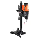 VEVOR Diamond Core Drilling Machine, 0.8-10 in Drilling Diameter, Stand-Mount Dry and Wet Concrete Core Drill Rig with 10 Bits, 470/800 RPM 2-Speed, UNC1 1/4-7 Thread, for Concrete Brick Stone, 2500W