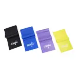 Maji Sports Full Body Exercise & Stretch Bands - Variable Resistance 4 Pack