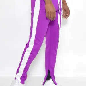 Slim Fit Single Stripe Track Pants