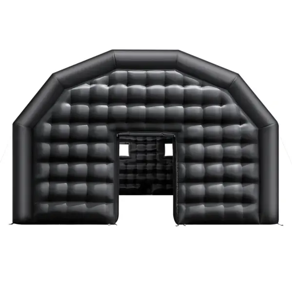 VEVOR Inflatable Nightclub, 29.5 x 19.7 x 13.1 ft Inflatable Party Tent with 1100W Blower & Sandbag, Ventilated Blow up Night Club with 2 Windows, Air Cube House for Event Birthday Wedding Party