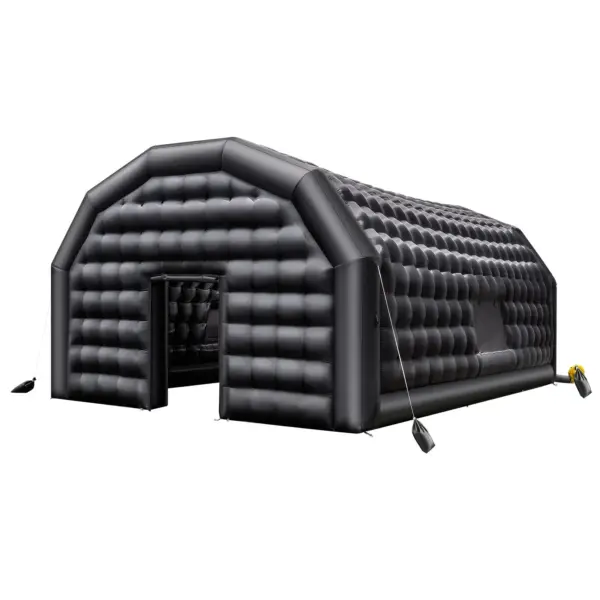 VEVOR Inflatable Nightclub, 29.5 x 19.7 x 13.1 ft Inflatable Party Tent with 1100W Blower & Sandbag, Ventilated Blow up Night Club with 2 Windows, Air Cube House for Event Birthday Wedding Party