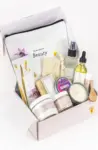 Spa Gift Box, Natural Lavender Bath & Body Relaxing Package for Friend