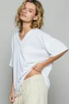 POL V-Neck Half Sleeve T-Shirt