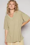 POL V-Neck Half Sleeve T-Shirt