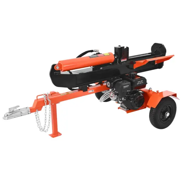VEVOR 30 Tons Log Splitter, 306CC Engine, Powered Wood Splitter with 2" Ball Coupler, Auto Return, Vertical & Horizontal Mode, Firewood Splitting Wedge Machine for Forestry Harvest