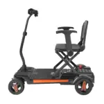 VEVOR 4-Wheel Electric Mobility Scooter for Adults & Seniors, Integrated Automatic Folding Mobility Scooter with Remote Control, NFC Keys & Long Range, 265LBS Loading All Terrain Travel Wheelchair