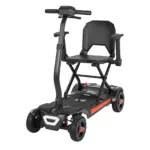 VEVOR 4-Wheel Electric Mobility Scooter for Adults & Seniors, Integrated Automatic Folding Mobility Scooter with Remote Control, NFC Keys & Long Range, 265LBS Loading All Terrain Travel Wheelchair