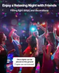 VEVOR Inflatable Nightclub, 29.5 x 19.7 x 13.1 ft Inflatable Party Tent with 1100W Blower & Sandbag, Blow up Night Club with 2 Windows, Air Cube House for Event Birthday Wedding Party, White