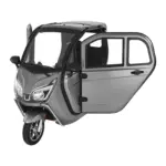 VEVOR 3-Wheel Enclosed Mobility Scooter for Seniors Adults, 650lbs Capacity, 3-Seater 1500W Electric Recreational Mobility Scooter 37 Miles Long Range, Remote Unlock, All-Terrain for Shopping Touring
