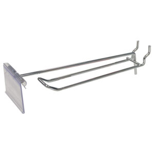 Loop Hook 6 inch with 2" flip scan tag