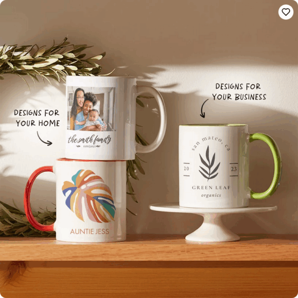 11Oz. Accent Ceramic Custom Mugs